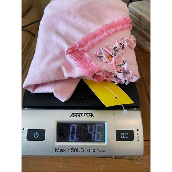 Btween 3 Piece Outfit Pink Floral Shorts Top Hair Tie - Picture 10 of 12